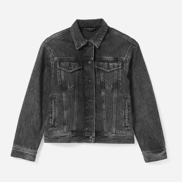 everlane black denim jacket